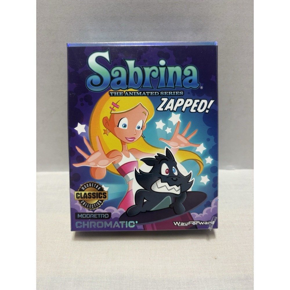 Sabrina: Zapped! - Game Boy Color GBC - Modretro Chromatic - NEW SEALED